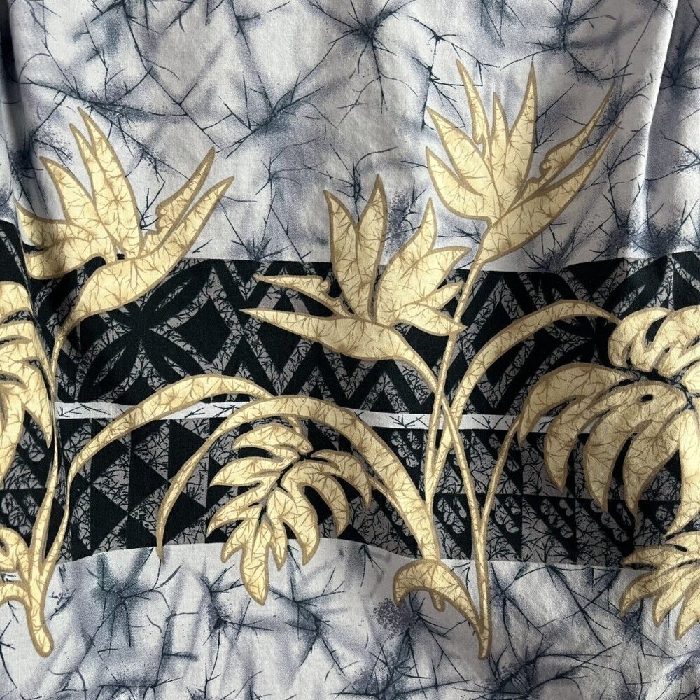 Winnie Fashion Mens Hawaiian Shirt Floral Abstract Large - Picture 6 of 7